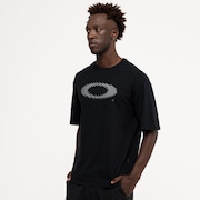 Camiseta Oakley Stretch Ellipse Logo - Blackout