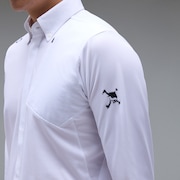 Skull Lasting Cool Ls Shirt - White