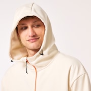Tnp Nose Grab Softshell Hoodie - Arctic White/Soft Orange