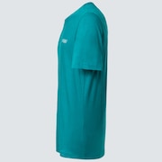 Rounded Flowers Tee - Green Lake