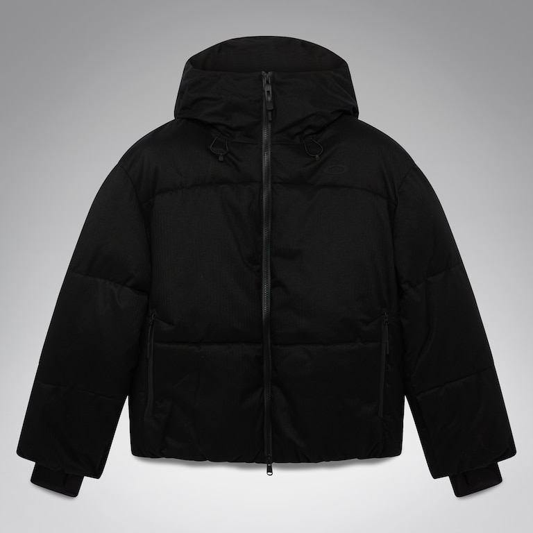 W. Icicle Cropped Jacket​ - Pitch Black
