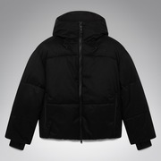 W. Icicle Cropped Jacket​ - Pitch Black