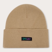 B1B Gradient Patch Beanie - Pebble
