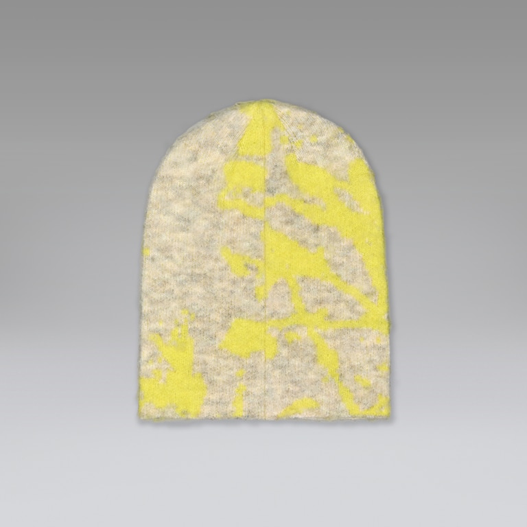 Brushed Graphic Beanie - Mist/Neon Yellow