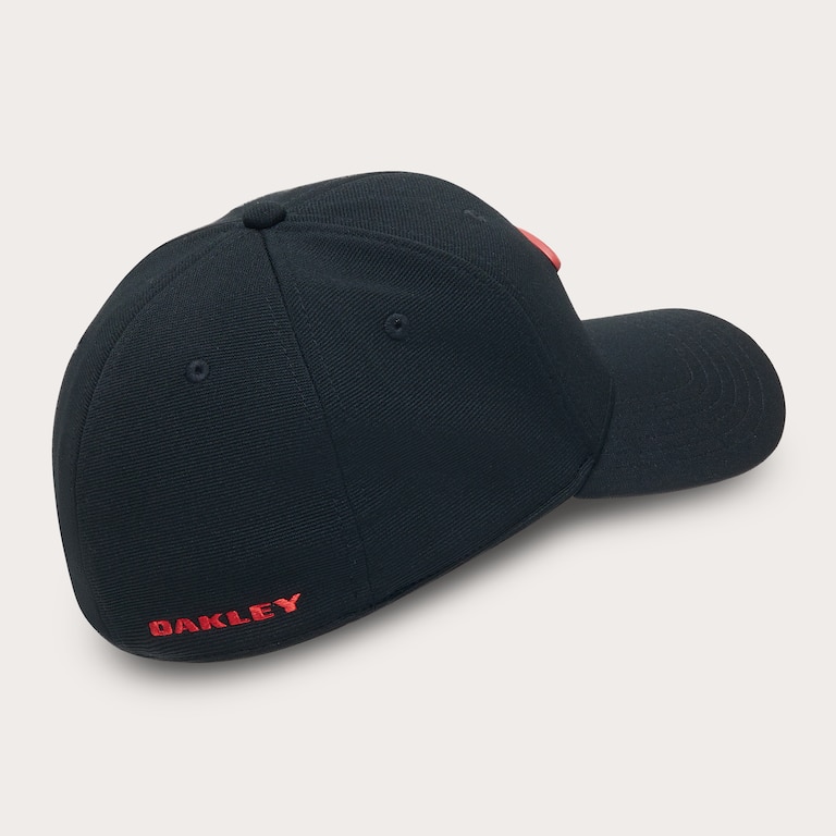 Tincan Cap - Pitch Black/Flame Red