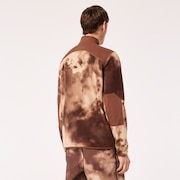 Tc Rykkinn Rc Fleece - Brown Clouds Print
