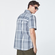 Beyond Basic Check Short Sleeve Shirt - Gray Check