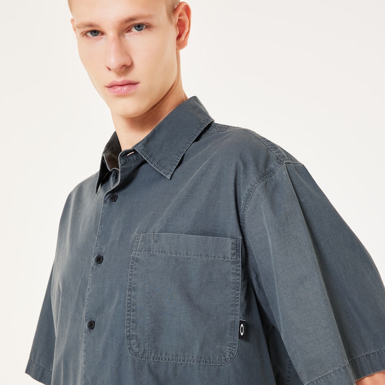 Poplin SS Shirt - Dark Slate