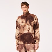 Tc Rykkinn Rc Fleece - Brown Clouds Print