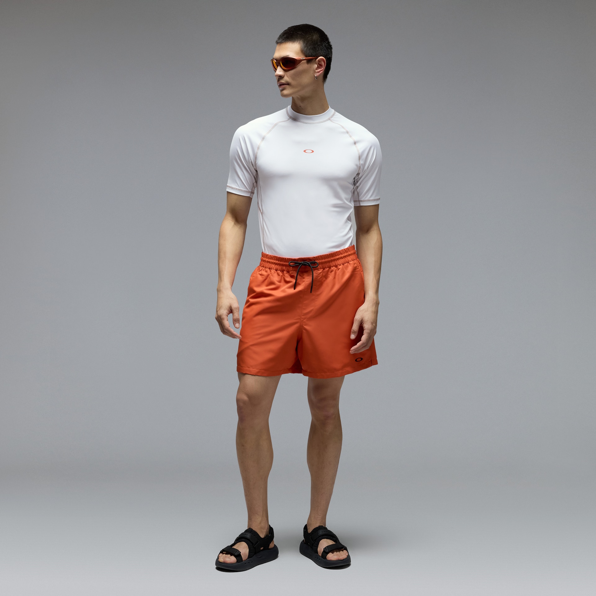 Oakley Men's Waterscape Hybrid 17'' Short - Aviator Orange Size: 36