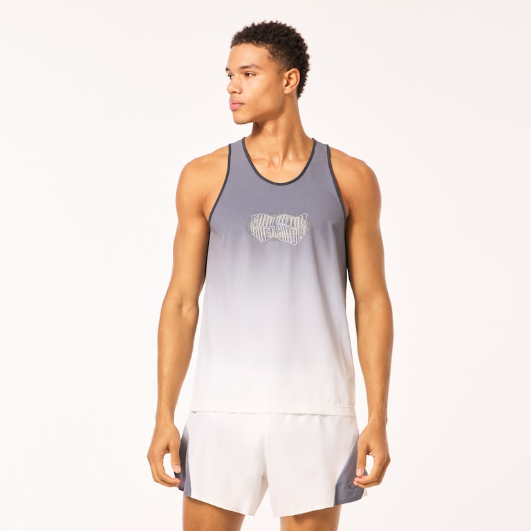 Pursuit Pro Tank - Gradient Gray Print