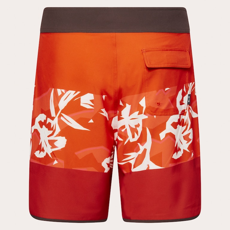 Session Rc 19" Boardshort - Camo Hibiscus Av Orange