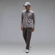 Oakley Delta Jacquard LS Shirt - Smoked Pearl