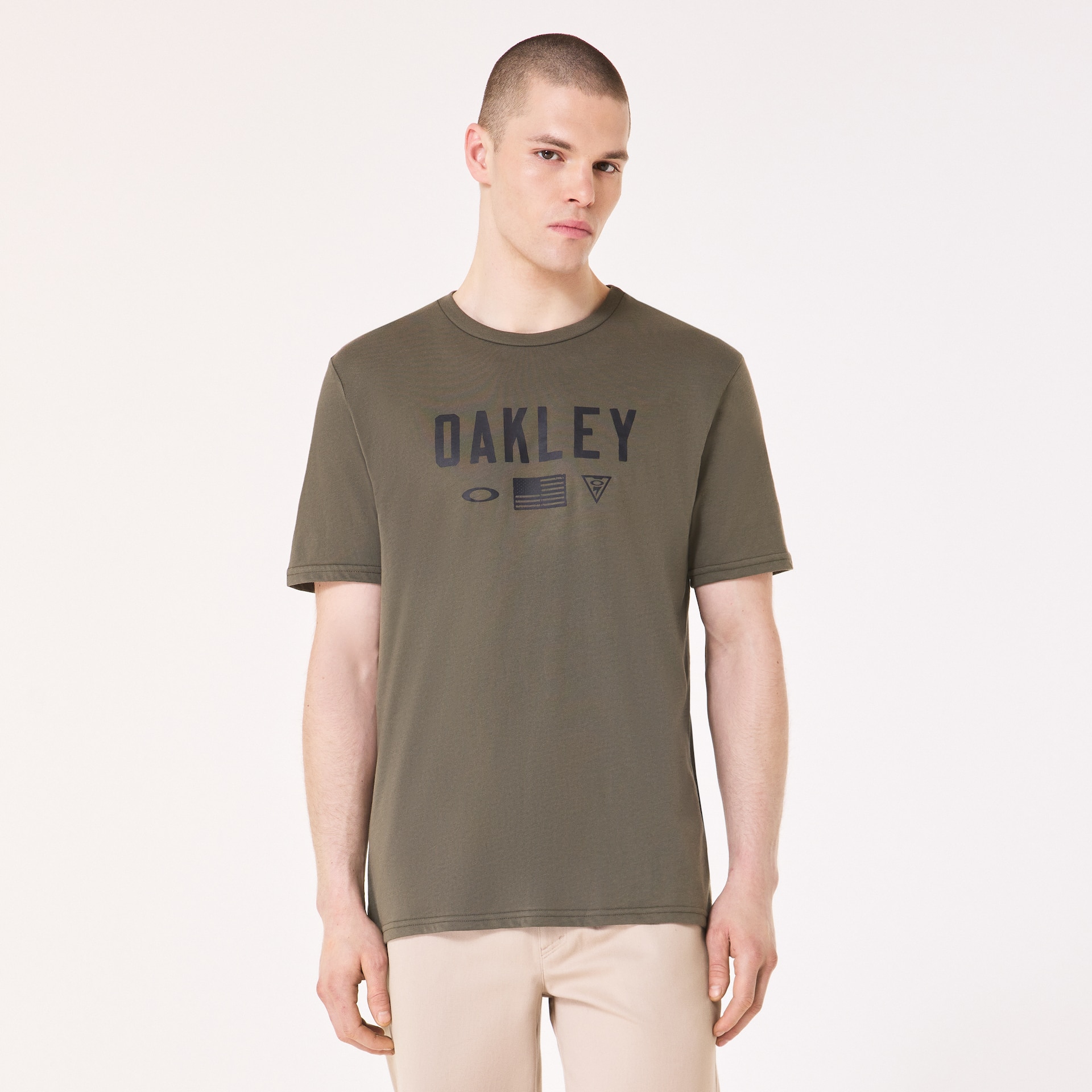 Oakley Men's Si Valor Tee - Dark Brush Size: S