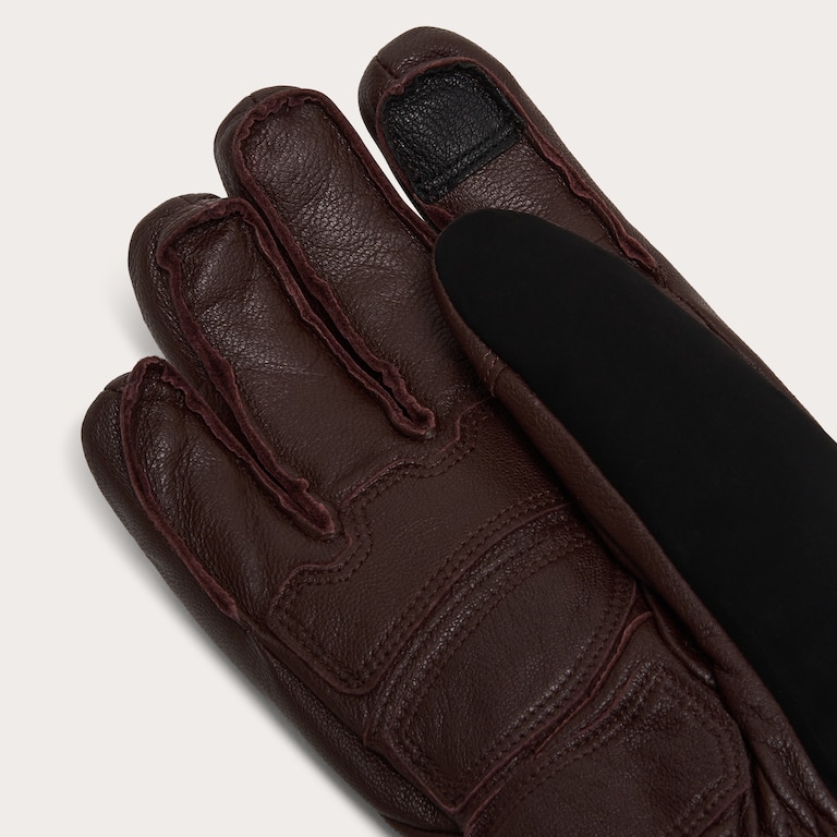 Peak Leather Gloves - Grenache