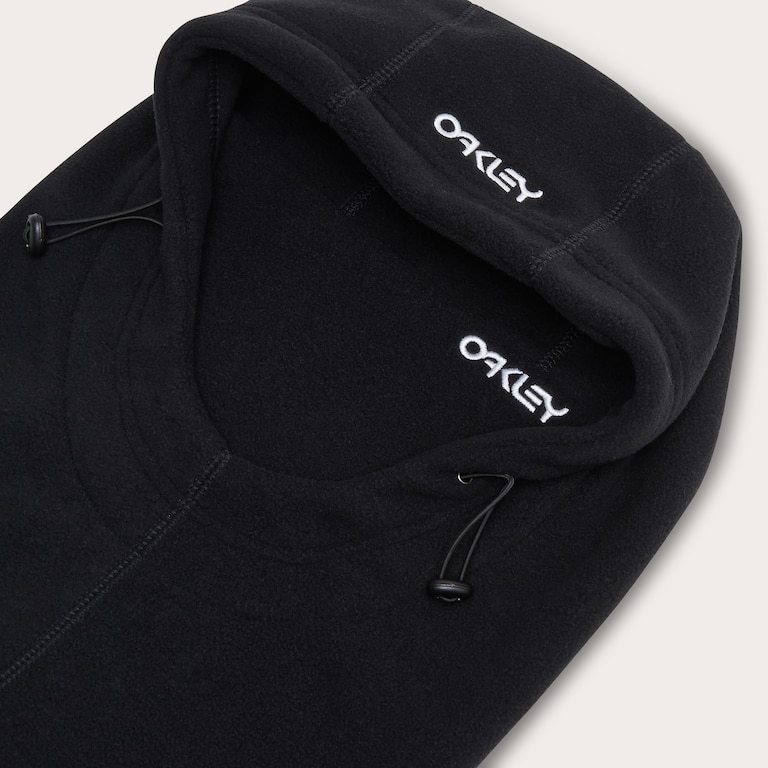 Printed Pile  Balaclava - Blackout
