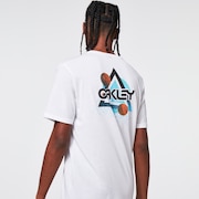 Space Polygon Tee - White