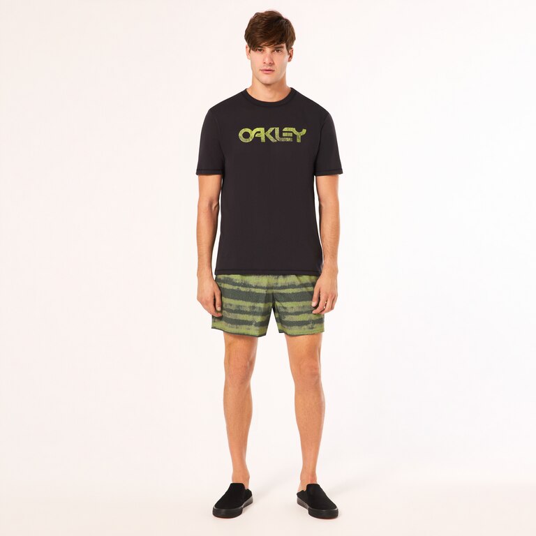 Blur Stripes Rc 16" Beachshort - Blurred Stripe Green