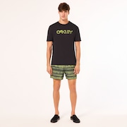 Blur Stripes Rc 16" Beachshort - Blurred Stripe Green