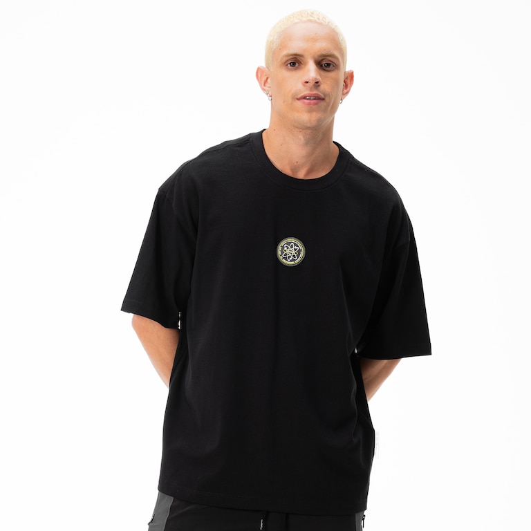 Camiseta Oakley Mad Lab Rubber Logo - Blackout