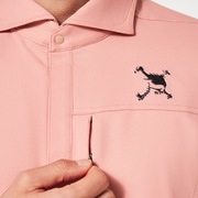 Skull Diverse Wv Shirt - Coral Marle