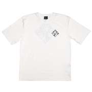 Camiseta Masc Mod Linear  Threads Oversized SS Tee - Bone