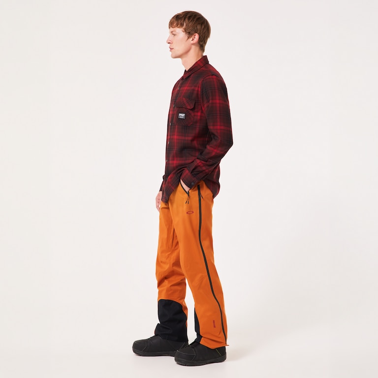 Butter Flannel Shirt - Black/Grenache Check