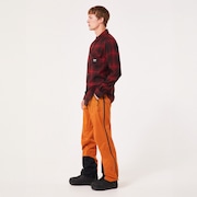 Butter Flannel Shirt - Black/Grenache Check