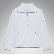 Elevate Synchronism H/Z Pullover - White