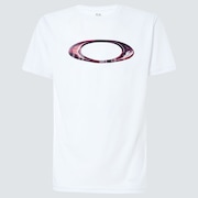 Marbled Ellipse Tee - White
