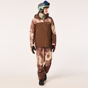 Tc Skull Reduct Shell Jacket - Carafe/Brown Clouds Print