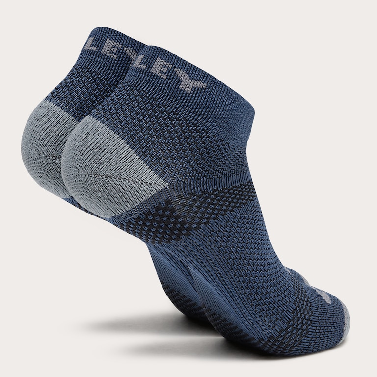 Ribbed Ellipse Short Socks - Fathom