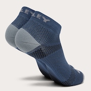 Ribbed Ellipse Short Socks - Fathom