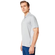 Perf Ellipse Golf Polo Short Sleeve - Granite Heather
