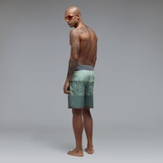 Session Rc 19" Boardshort - Faded Green Hibiscus Str