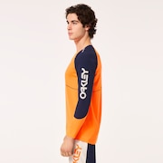 Maven Scrub LS Jersey - Orange/Blue