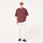 Dual French Terry Tee - Grenache