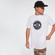 Camo Float Ellipse Tee - White