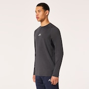 O Fit Rc LS Tee - Black/Gray Heather