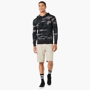 Street Logo Hooded Camo Fleece Camo - Gray Camo