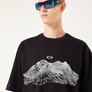 Wired Mtn Scape Tee - Blackout