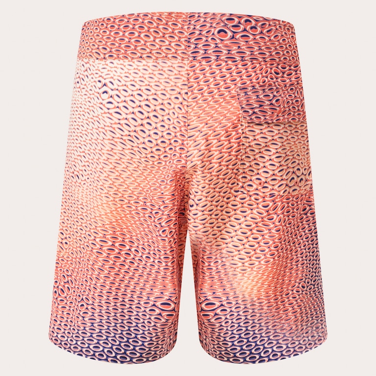 Cosmic Tides 18" Boardshort - Bubble Ellipse Orange/Blue