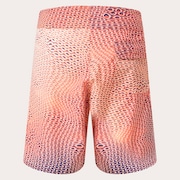 Cosmic Tides 18" Boardshort - Bubble Ellipse Orange/Blue