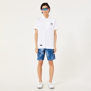 Skull Sleek Stripe Shirt 2.0 - White