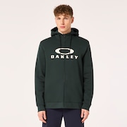 Bark FZ Hoodie 2.0 - Hunter Green/Arctic White