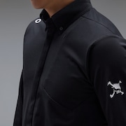 Skull Lasting Cool Ls Shirt - Pitch Black