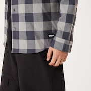 Bear Cozy Flannel - Graphite/Cement