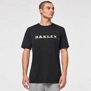 Stripe Barck Logo SS T-Shirt - Blackout