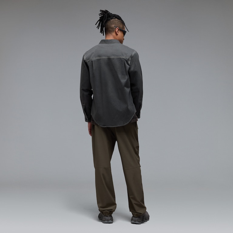 Oak Solid Ls Shirt - Pitch Black