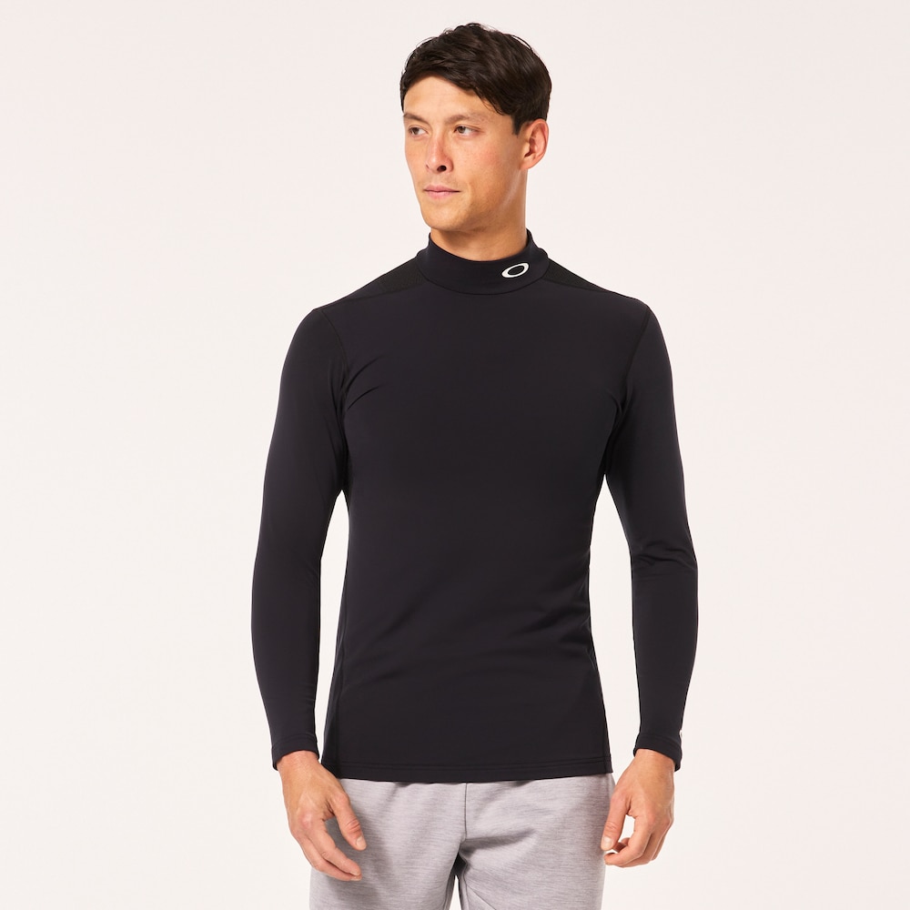 Oakley Technical Base Layer LS Mock Neck 3.0 in Blackout | Oakley® JP